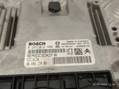 Автозапчасти б/у блок управления двигателем за citroen c4 picasso i monospace (ud_) 1.6 hdi ссылки oem iam 9664617480 0281012980 9653958980