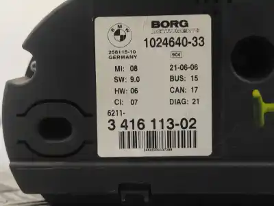 Peça sobressalente para automóvel em segunda mão quadrante por bmw x3 (e83) 2.0 16v diesel cat referências oem iam 341611302 102464033 