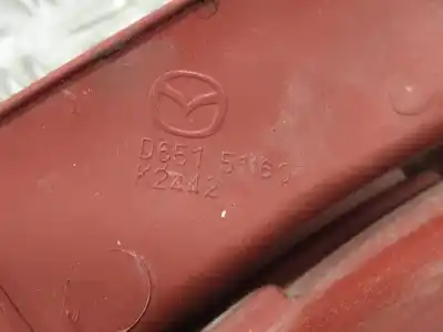 Second-hand car spare part left tailgate light for mazda 2 lim. (de) 1.3 active + oem iam references d65151160  