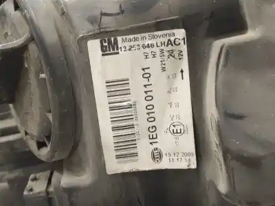 Автозапчастина б/у ліва фара для opel astra j (p10) 1.6 (68) посилання на oem iam 13253646 1eg01001101 