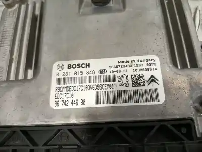 Second-hand car spare part ecu engine control for peugeot 207 207 3p oem iam references 9674244680 0281015848 9666729480