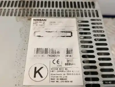 Автозапчасти б/у аудиосистема / радио cd за nissan qashqai / qashqai +2 i (j10, nj10, jj10e) 2.0 dci ссылки oem iam 28185jd00a pn2805f b03104