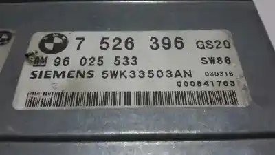 Peça sobressalente para automóvel em segunda mão unidade de controle automática da caixa de câmbio por bmw serie 3 berlina (e46) 2.0 16v diesel cat referências oem iam 7526396 5wk33503an 