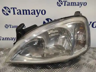 Second-hand car spare part left headlight for opel combo corsa c oem iam references 13195923