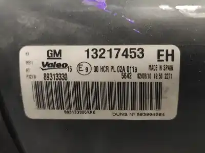 Автозапчасти б/у левая фара за opel corsa d desde 10/2006 corsa ссылки oem iam 13217453  