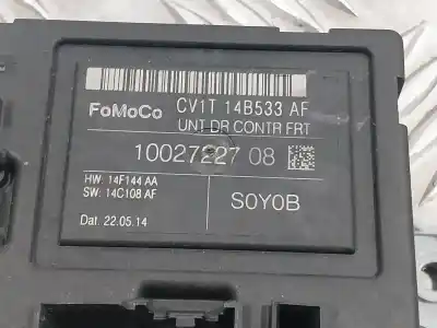 Автозапчастина б/у електронний модуль для ford fiesta (ccn) 1.25 16v cat посилання на oem iam cv1t14b533af 1002722708 