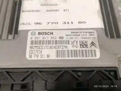 Second-hand car spare part ecu engine control for citroen c4 lim. sport oem iam references 9677031180 9666729580 