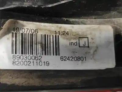 Автозапчастина б/у правий ліхтар для dacia logan ls0 desde modelo 2004 logan посилання на oem iam 8200211019 89030062 62420801