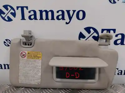 Peça sobressalente para automóvel em segunda mão para-sol direito por subaru xv 2.0 cat referências oem iam   