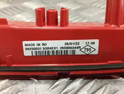 Pezzo di ricambio per auto di seconda mano lampada posteriore centrale per smart forfour eq forfour riferimenti oem iam 265900344r 89250031 