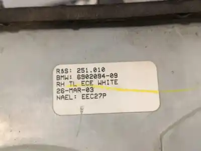 Second-hand car spare part right tailgate light for bmw x5 (e53) * oem iam references 690209409 251010 