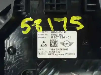 Peça sobressalente para automóvel em segunda mão quadrante por bmw mini (f56) cooper d referências oem iam 9265439 bm0560101 870722401
