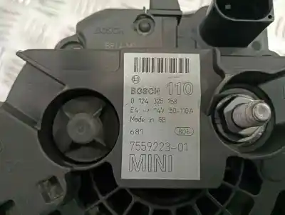 Автозапчастина б/у генератор для mini cooper (rc31) 1.6 посилання на oem iam 0124325158 755922301 