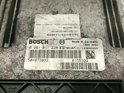 Автозапчасти б/у блок управления двигателем за iveco 35s12 2.3 ссылки oem iam 0281011228 504073032 1039s03021