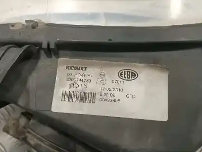 Second-hand car spare part left headlight for dacia logan * oem iam references 8200744753  