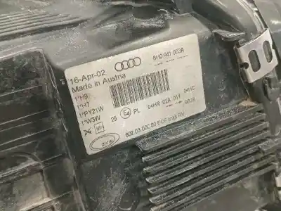 Автозапчасти б/у левая фара за audi a4 cabrio (8h) 2.4 v6 30v cat (bdv) ссылки oem iam 8h0941003a  