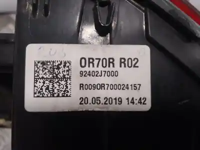 Second-hand car spare part right tailgate light for kia ceed business oem iam references 92402j70  