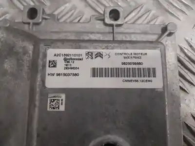 Second-hand car spare part ecu engine control for citroen c3 / c3 origin iii (sx) 1.2 vti 82 oem iam references a2c1892110101 9829598880 9815037580