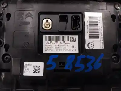 Second-hand car spare part multifunction display for citroen c3 / c3 origin iii (sx) 1.2 vti 82 oem iam references 9828476980  