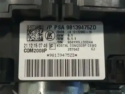 Second-hand car spare part multifunction switch for citroen c4 lim. seduction oem iam references 98139475zd 0430770012 98139475zd