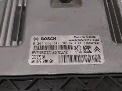 Second-hand car spare part ecu engine control for citroen c3 * oem iam references 9666729680 0281030547 9807984080