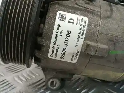 Автозапчасти б/у компрессор кондиционера воздуха за nissan qashqai / qashqai +2 i (j10, nj10, jj10e) 2.0 dci ссылки oem iam 92600jd70b 01140667 a4101168b021