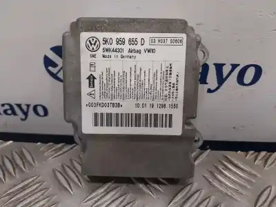 Pezzo di ricambio per auto di seconda mano CENTRALINA AIRBAG per VOLKSWAGEN GOLF VI (5K1)  Riferimenti OEM IAM 5K0959655D 5WK44301 