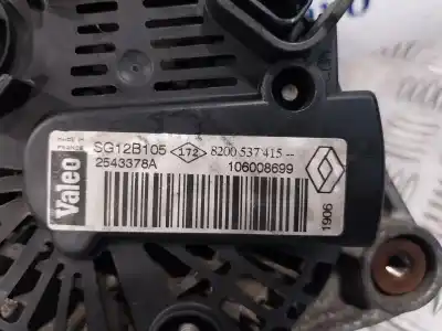Second-hand car spare part alternator for dacia logan ls0 desde modelo 2004 logan oem iam references 8200537415 sg12b105 2543378a