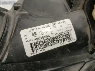 Second-hand car spare part left headlight for opel adam * oem iam references 39015506  