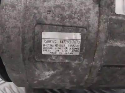 Автозапчастина б/у компресор кондиционера для ford c-max (cb7) (2010->) 1.6 titanium [1.6 ltr. - 85 kw tdci cat] посилання на oem iam 4472807070 7sbh17c 