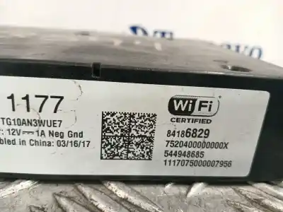 Peça sobressalente para automóvel em segunda mão módulo eletrônico por opel adam manual referências oem iam 84186829 7520400000000x 544948685