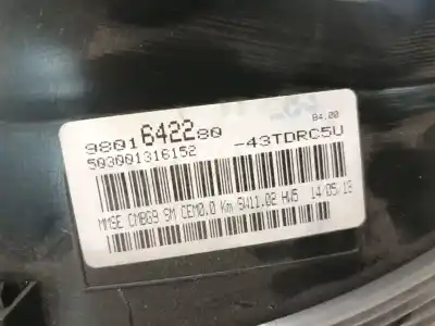 Peça sobressalente para automóvel em segunda mão quadrante por citroen berlingo multispace (b9) 1.6 bluehdi 120 referências oem iam 9801642280 503001316152 5550013101