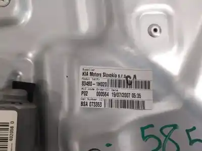 Автозапчасти б/у регулятор стекла переднего правого за kia cee´d * ссылки oem iam 834801h020 402058d 403951a8