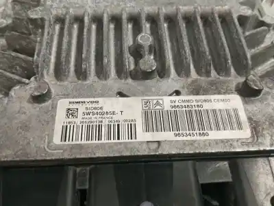 Second-hand car spare part ecu engine control for citroen c2 * oem iam references 9663483180 9653451880 5ws40285e-t