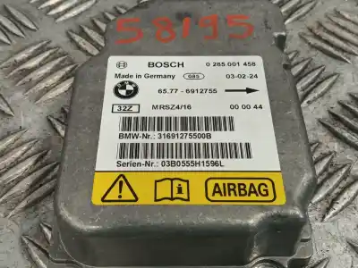 Peça sobressalente para automóvel em segunda mão centralina de airbag por bmw x5 (e53) * referências oem iam 0285001458 6912755 