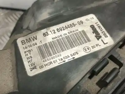 Second-hand car spare part left headlight for bmw 1 (e87) 118 d oem iam references 10019510  
