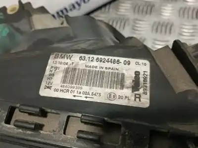 Second-hand car spare part right headlight for bmw 1 (e87) 118 d oem iam references 6312692448609 89310921 