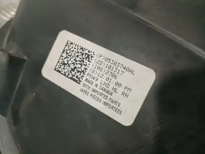 Second-hand car spare part right headlight for dodge caliber 2.0 oem iam references upmd55gf10  