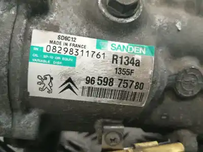 Pezzo di ricambio per auto di seconda mano compressore aria condizionata per peugeot 308 i (4a_, 4c_) 1.6 hdi riferimenti oem iam 9659875780  sd6cbaf