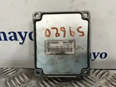 Second-hand car spare part ecu engine control for opel combo tour 1.7 dti 16v oem iam references 8972406221  09391269