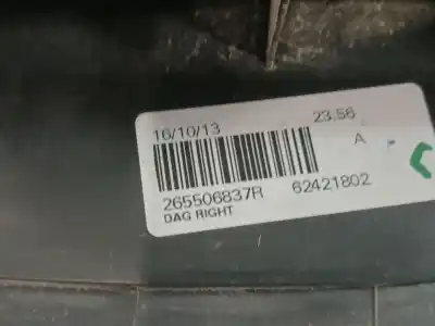 Second-hand car spare part right tailgate light for dacia duster (hs_) 1.5 dci oem iam references 265506837r  