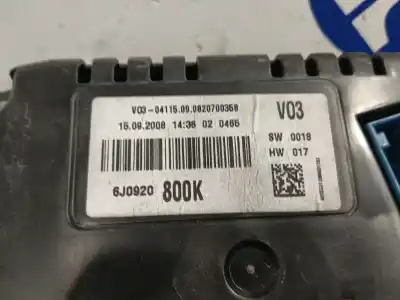 Peça sobressalente para automóvel em segunda mão quadrante por seat ibiza (6j5) reference referências oem iam 6j0920800k a2c53311200 a2c53332250