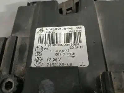 Second-hand car spare part left headlight for bmw x3 (e83) 2.0 d oem iam references 716218908  0301235201