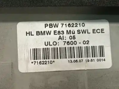 Second-hand car spare part right tailgate light for bmw x3 (e83) 2.0 d oem iam references 7162210  