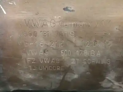 Second-hand car spare part particle filter for seat leon (5f1) 1.4 tsi oem iam references 5q0131701s  5q0178ba