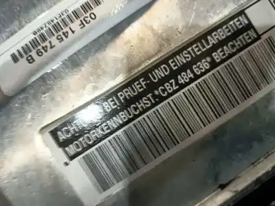 Second-hand car spare part complete engine for seat leon (1p1) 1.2 tsi oem iam references cbz  