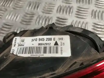 Second-hand car spare part right tailgate light for seat leon (5f1) 1.4 tsi oem iam references 5f0945208e  90042912
