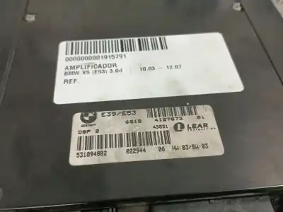Peça sobressalente para automóvel em segunda mão módulo eletrónico antena por bmw x5 (e53) * referências oem iam 531094802  