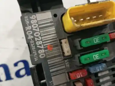 Second-hand car spare part fuse box unit for citroen berlingo multispace (b9) 1.2 puretech 110 oem iam references 9807028780  