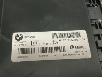 Second-hand car spare part light control unit for bmw 1 (e87) 118 d oem iam references 6135915980701  